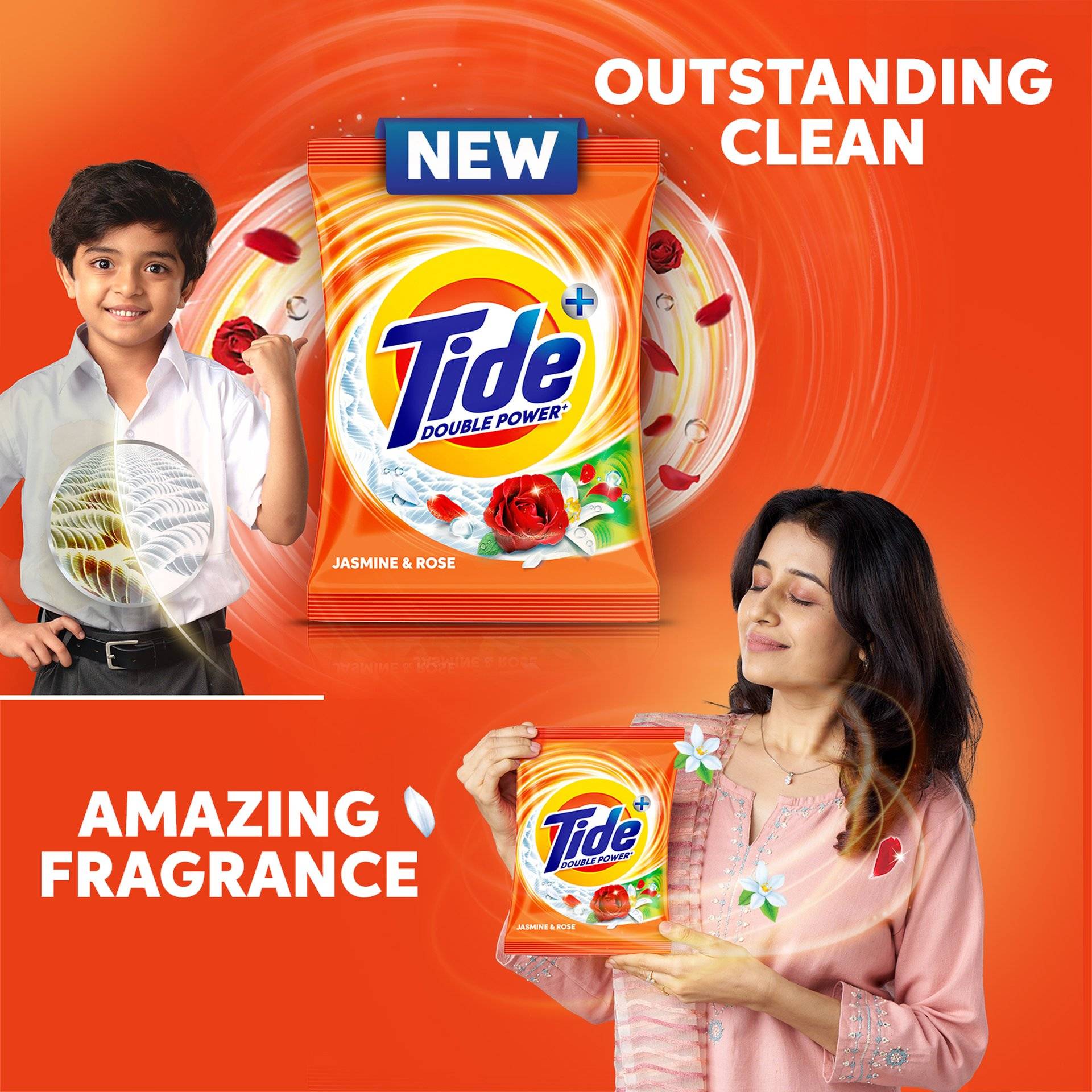 Tide Plus Detergent Washing Powder Jasmine & Rose - Image 5